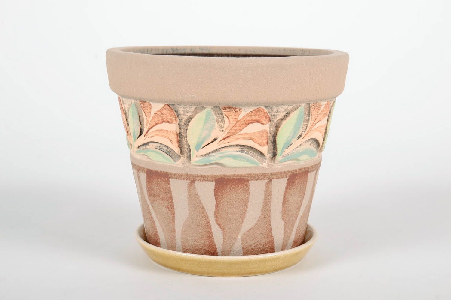 Vaso fatto a mano vaso per fiori in ceramica attrezzi per giardinaggio
 foto 1