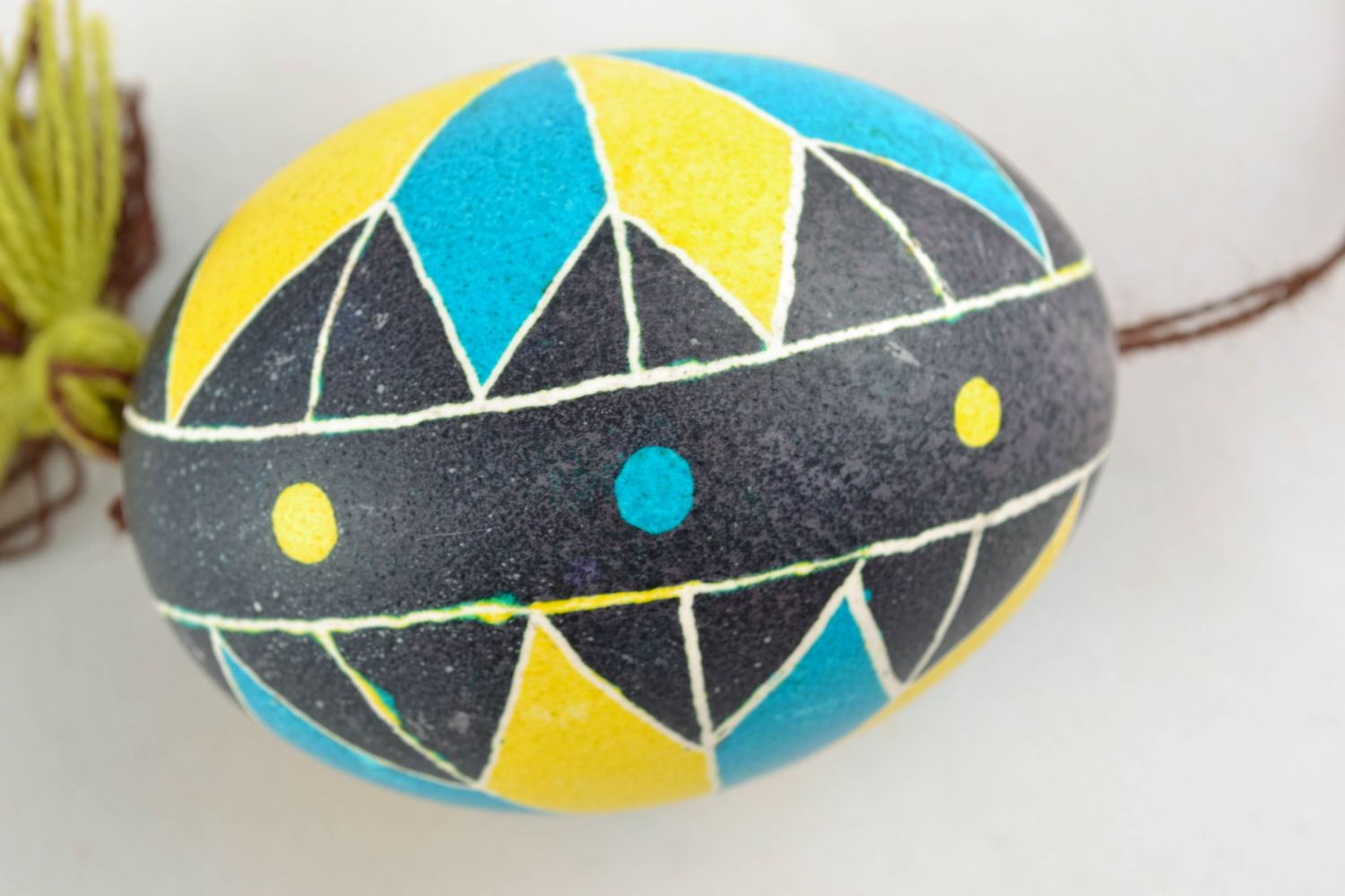 Подвеска для дома яйцо с росписью  фото 5