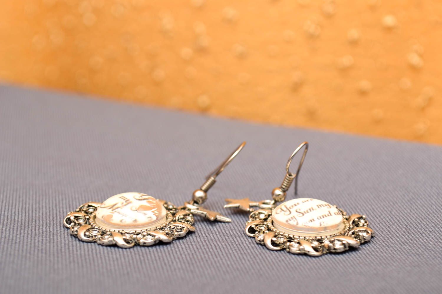 Stylish handmade plastic earrings cool earrings handmade accessories for girls photo 1