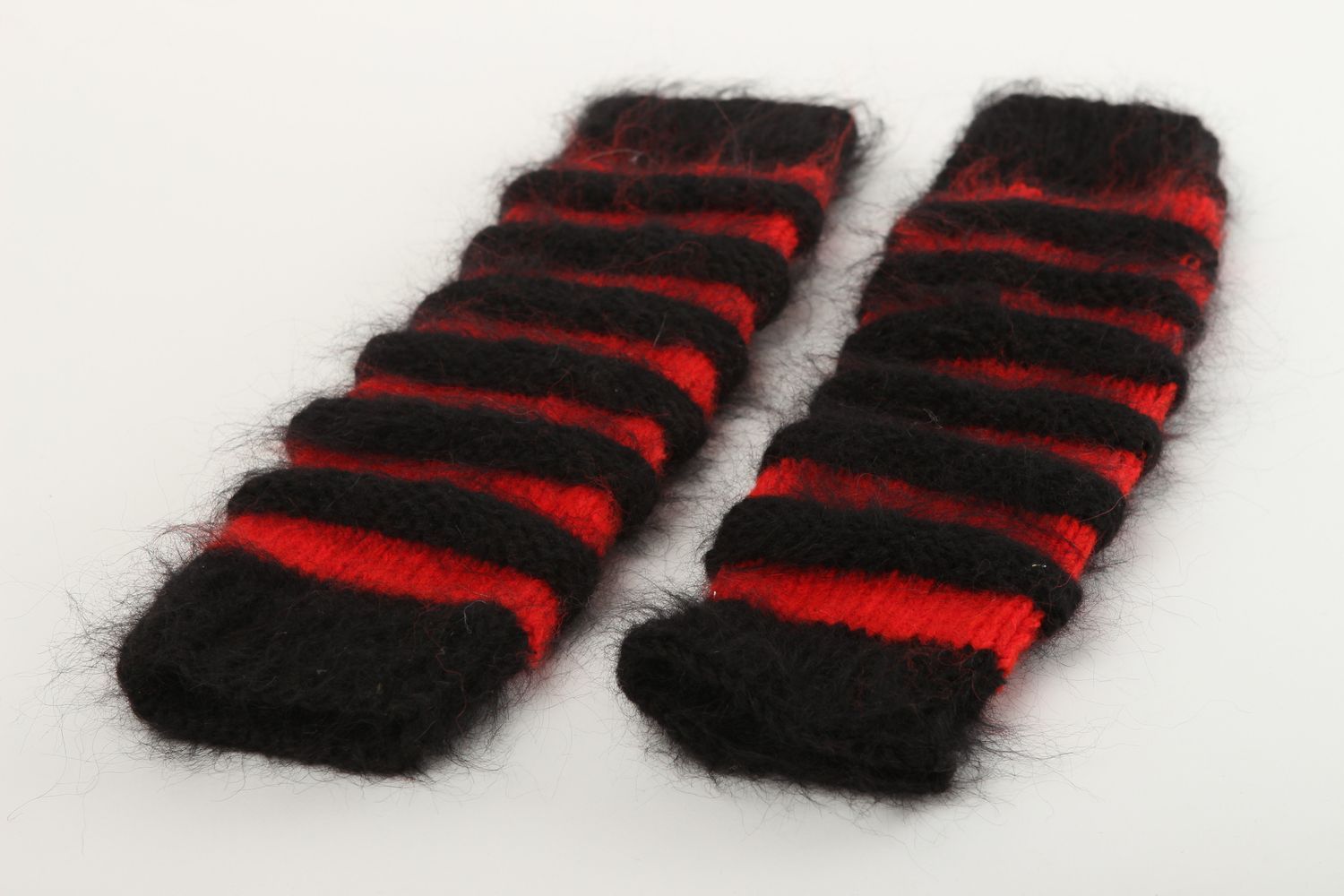 Handmade wool legswarmers high socks womens accessories winter clothing photo 3