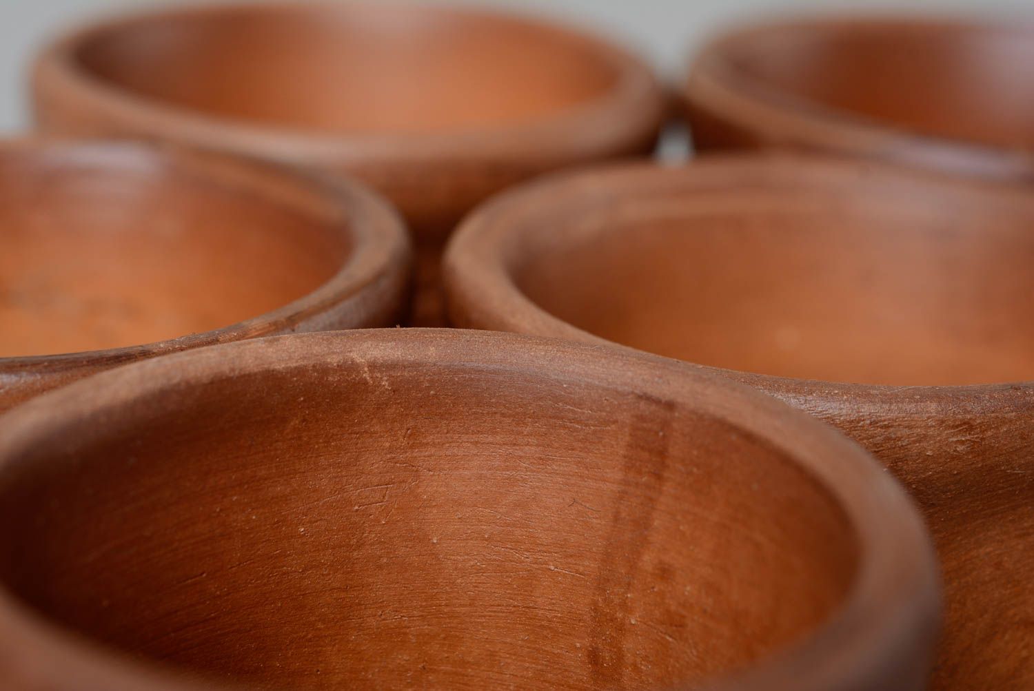 Conjunto de café cafetera y tazas de cerámica artesanales de 6 piezas foto 3