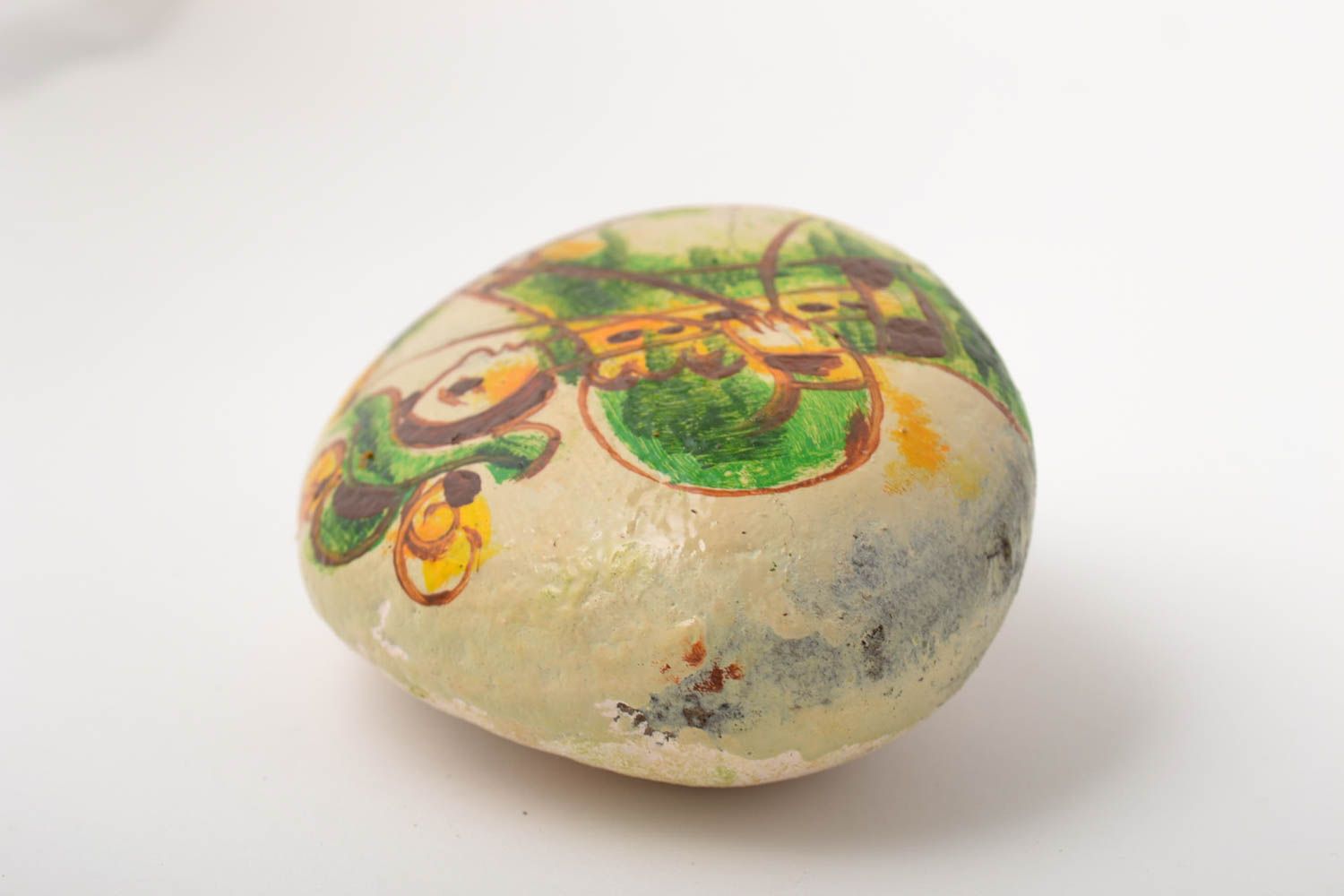 Handmade painted pebble stone painting ideas small gifts decorative use only photo 3