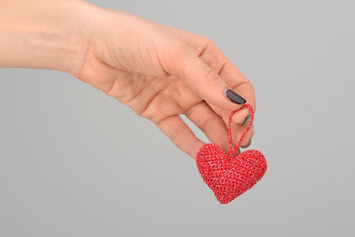 Интерьерная игрушка в форме сердечка  фото 2