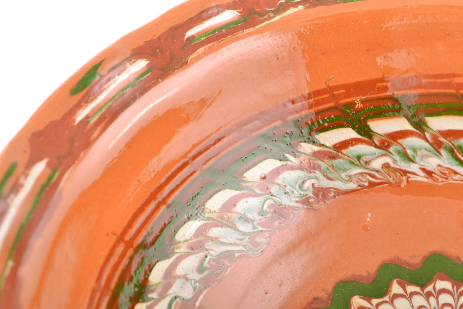 Beautiful ceramic bowl flyandrovka photo 3
