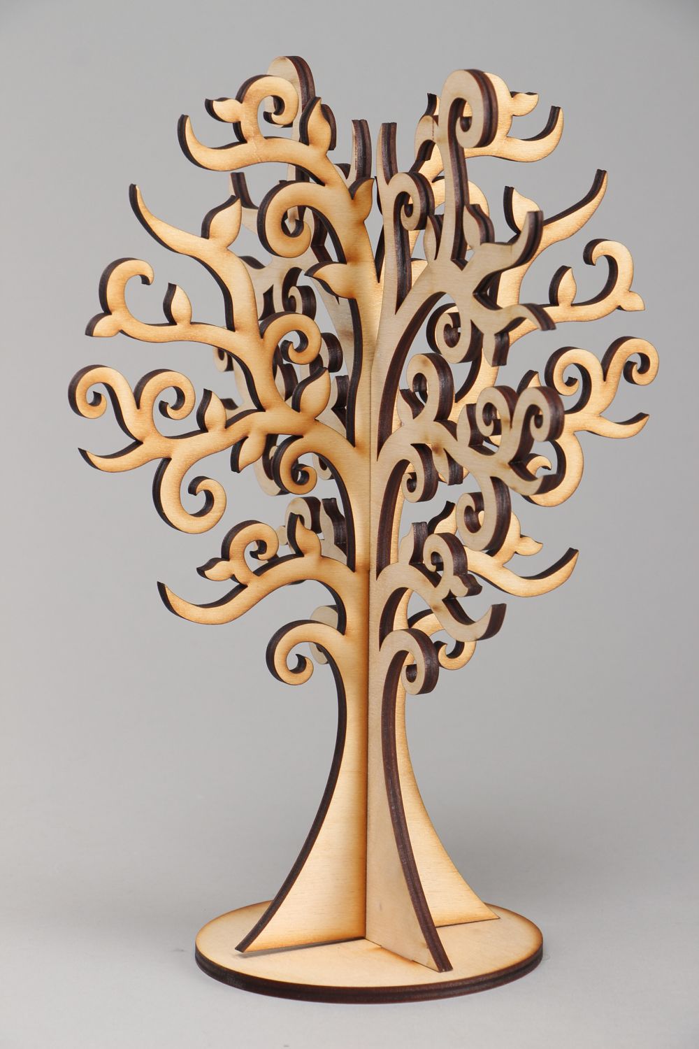 Semilavorato fatto a mano a forma di albero ramoso materiale da dipingere foto 1