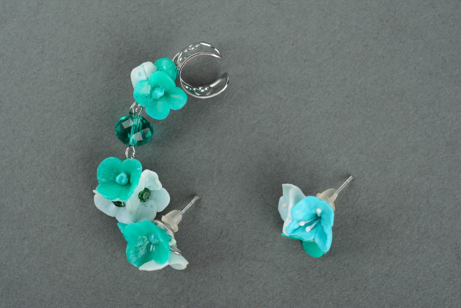 Ear cuffs Turquoise photo 2