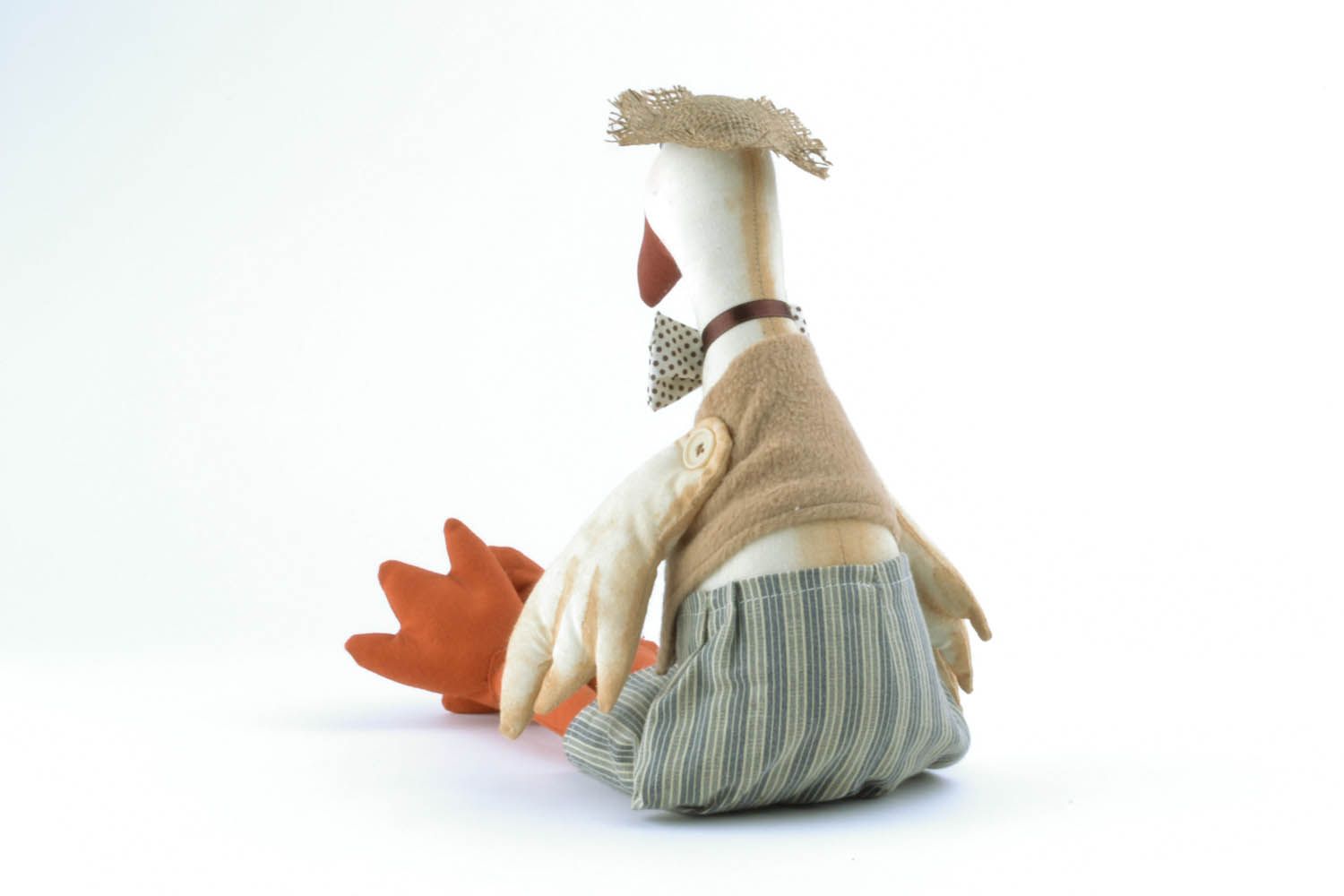 Soft toy Goose with Hat photo 3