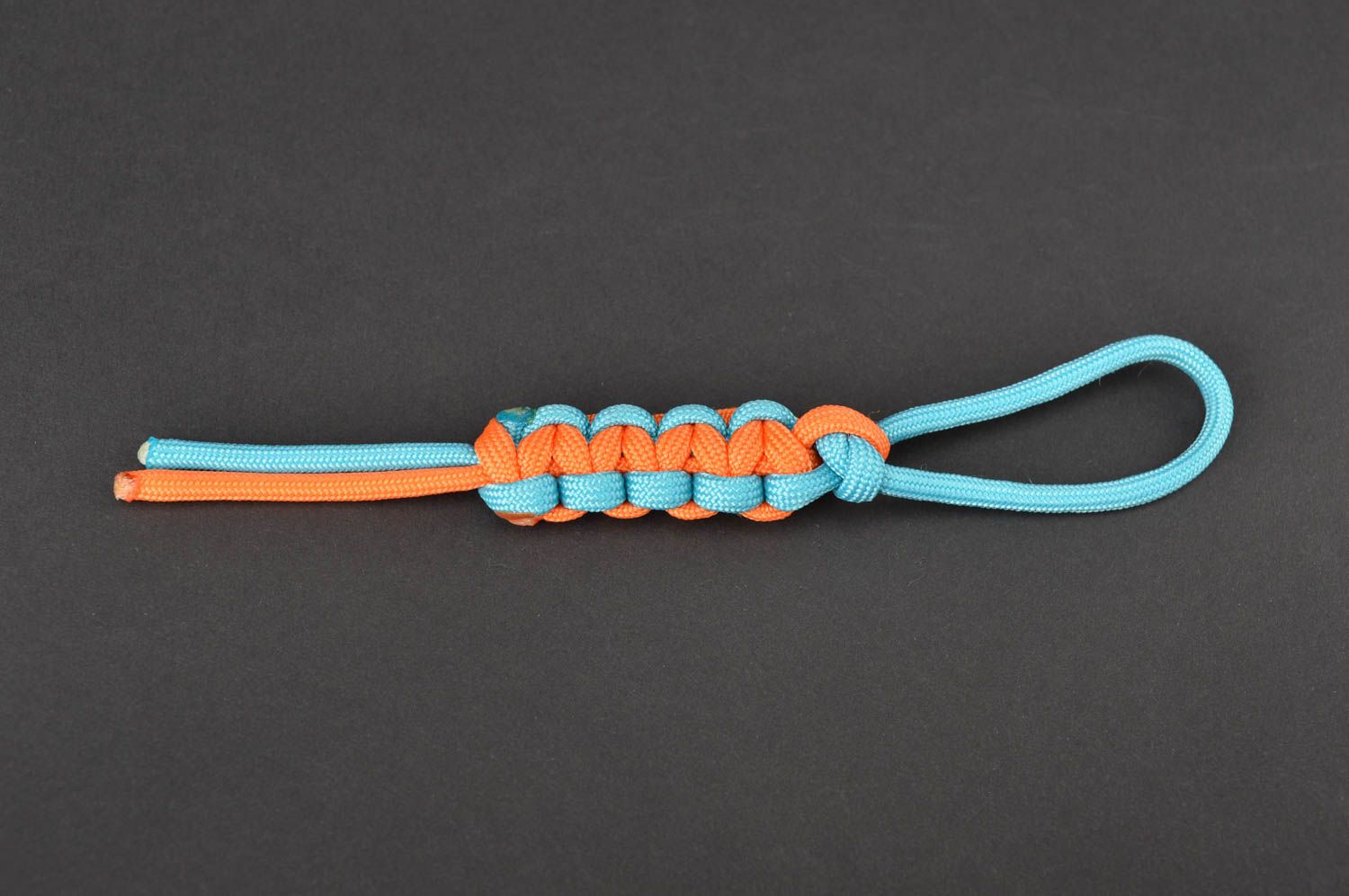 Аксессуар ручной работы брелок для ключей брелок для телефона голубой оранжевый фото 3
