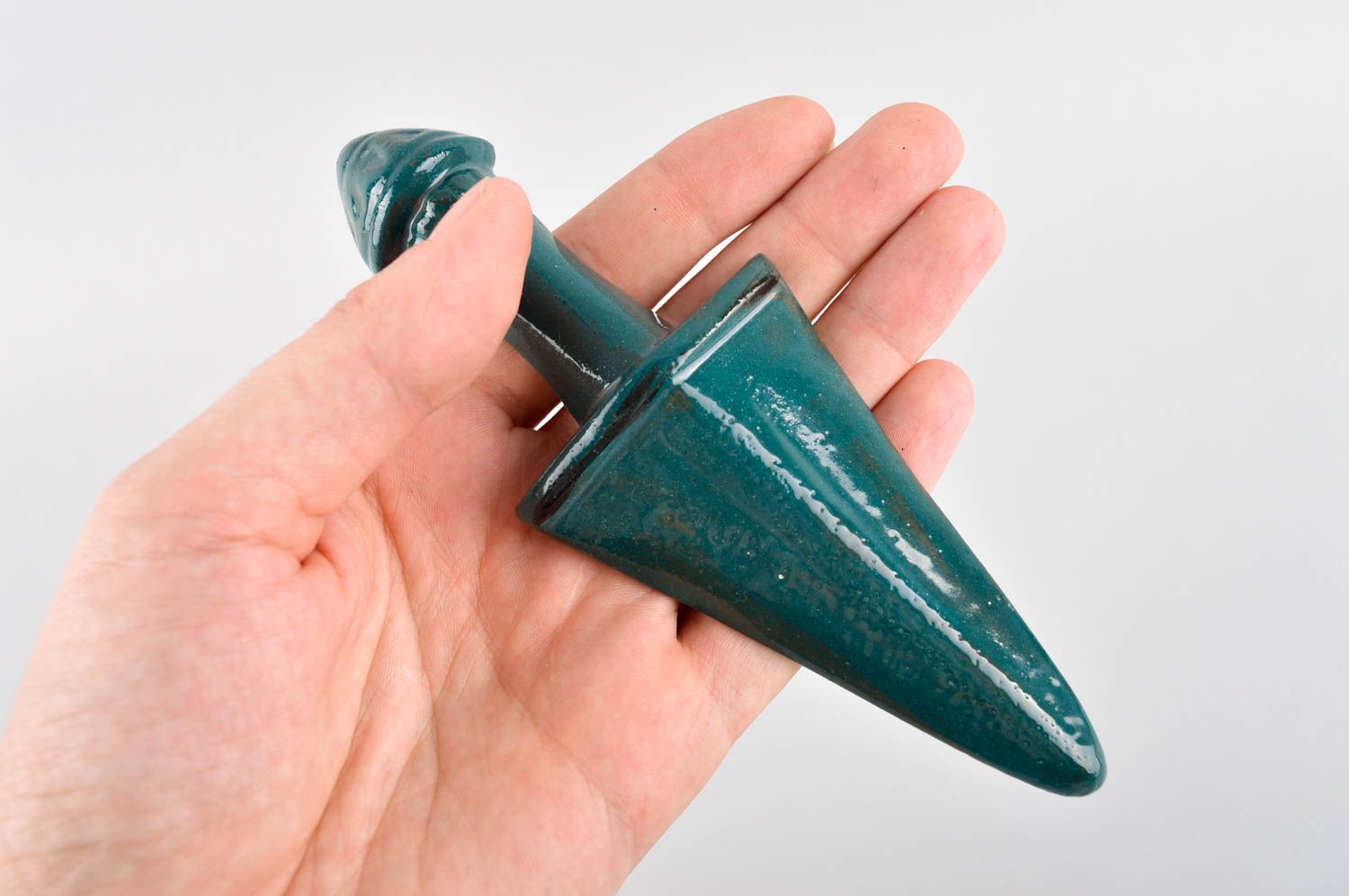Imán de nevera artesanal souvenir original magnético para refrigerador verde foto 5
