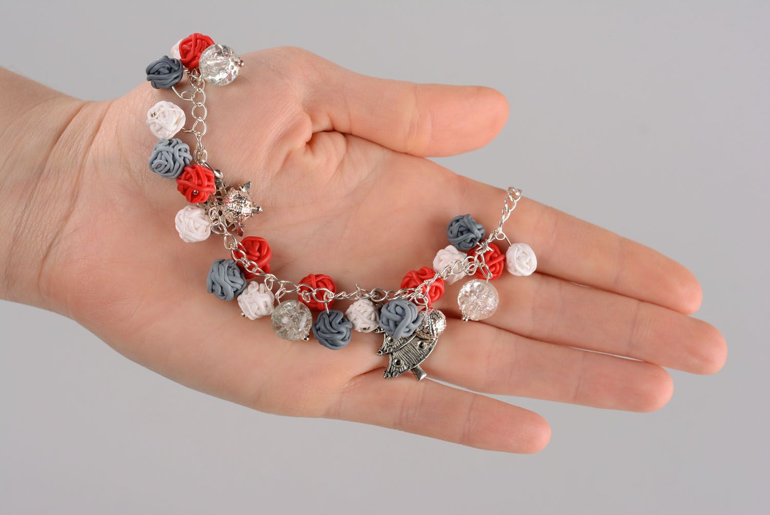 New Year's bracelet with charms photo 5