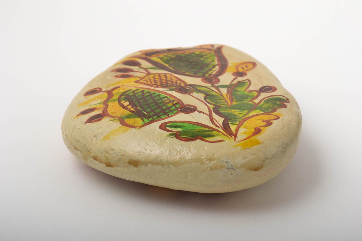 Handmade painted pebbles stone art painted stones gift ideas decorative use only photo 3