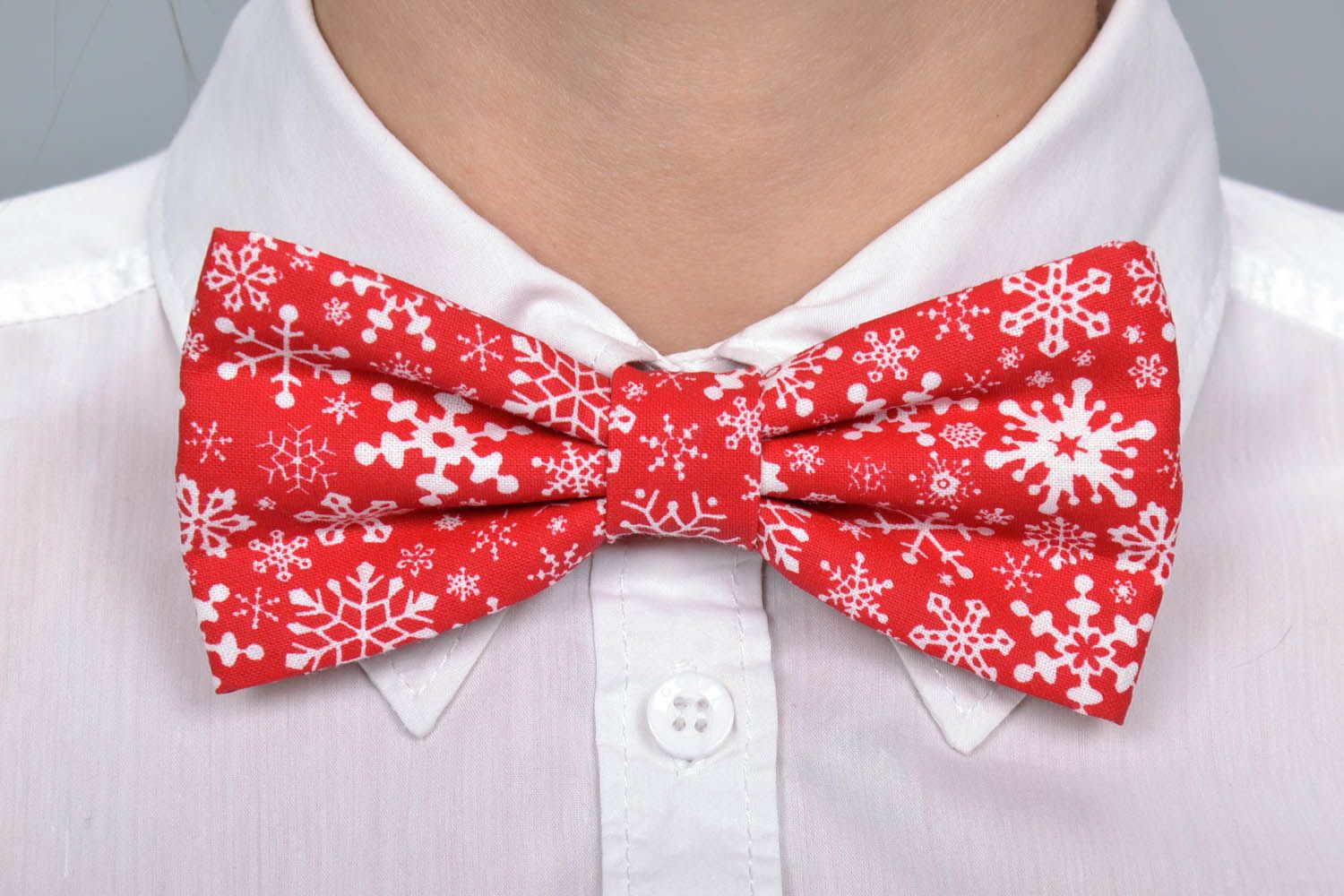 Рождественский галстук-бабочка  фото 5