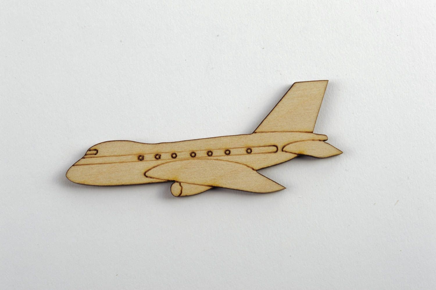 Forme en bois fait main Objet scrapbooking avion Loisirs créatifs original photo 2