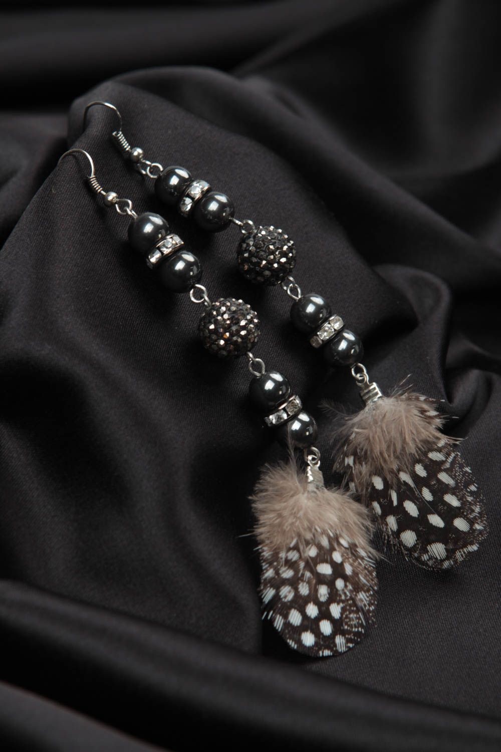 Beautiful handmade beaded earrings gemstone earrings fashion trends for girls photo 1