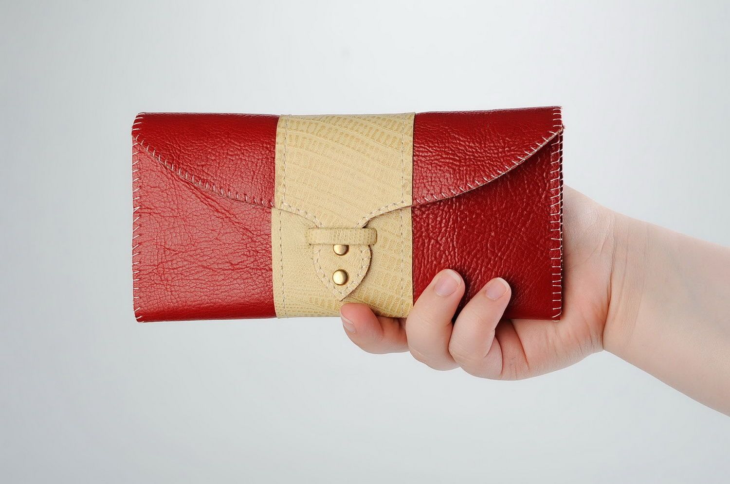 Women's leather wallet photo 3