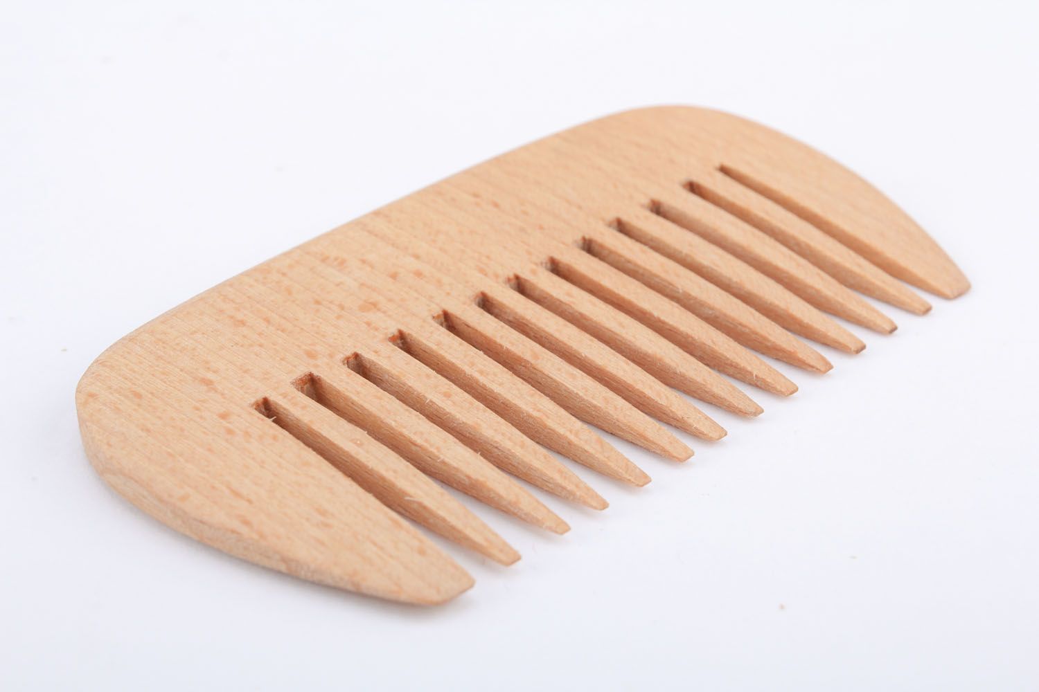 Homemade wooden comb photo 3