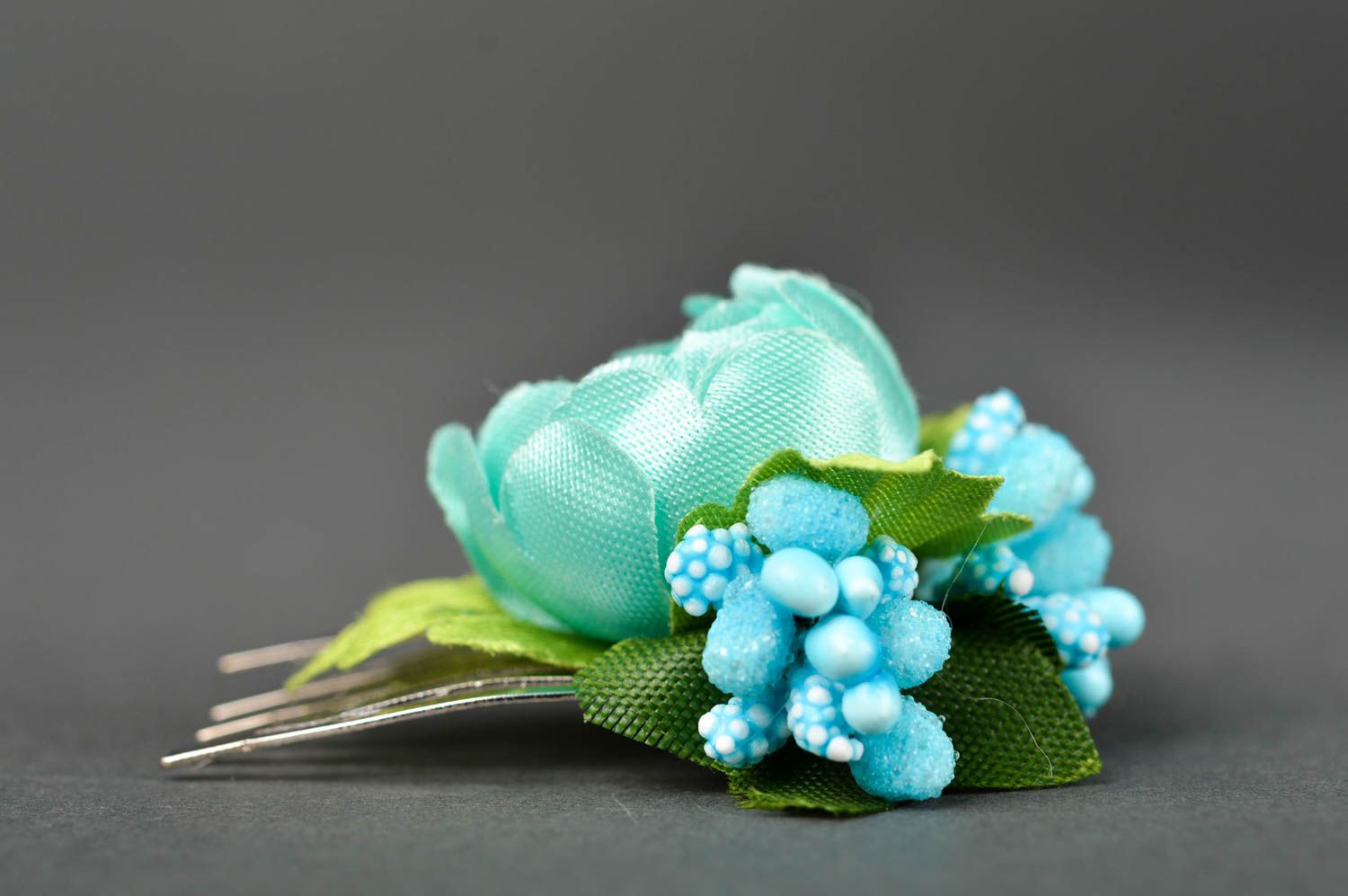 Haar Schmuck mit Blume handmade stilvoller Mode Schmuck Geschenk für Mädchen foto 3