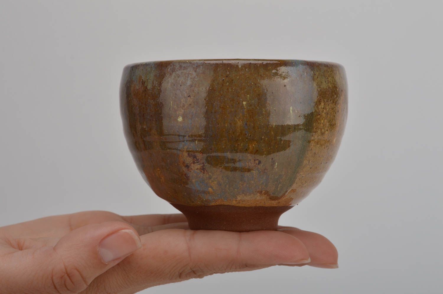 Vajilla de cerámica escudilla de barro modelada a mano regalo para mujer foto 3