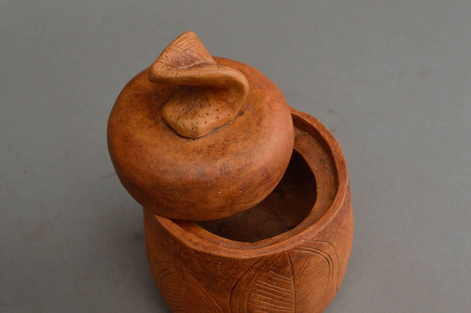 Beautiful handmade ceramic sugar bowl and teaspoon for gift designer tableware photo 4