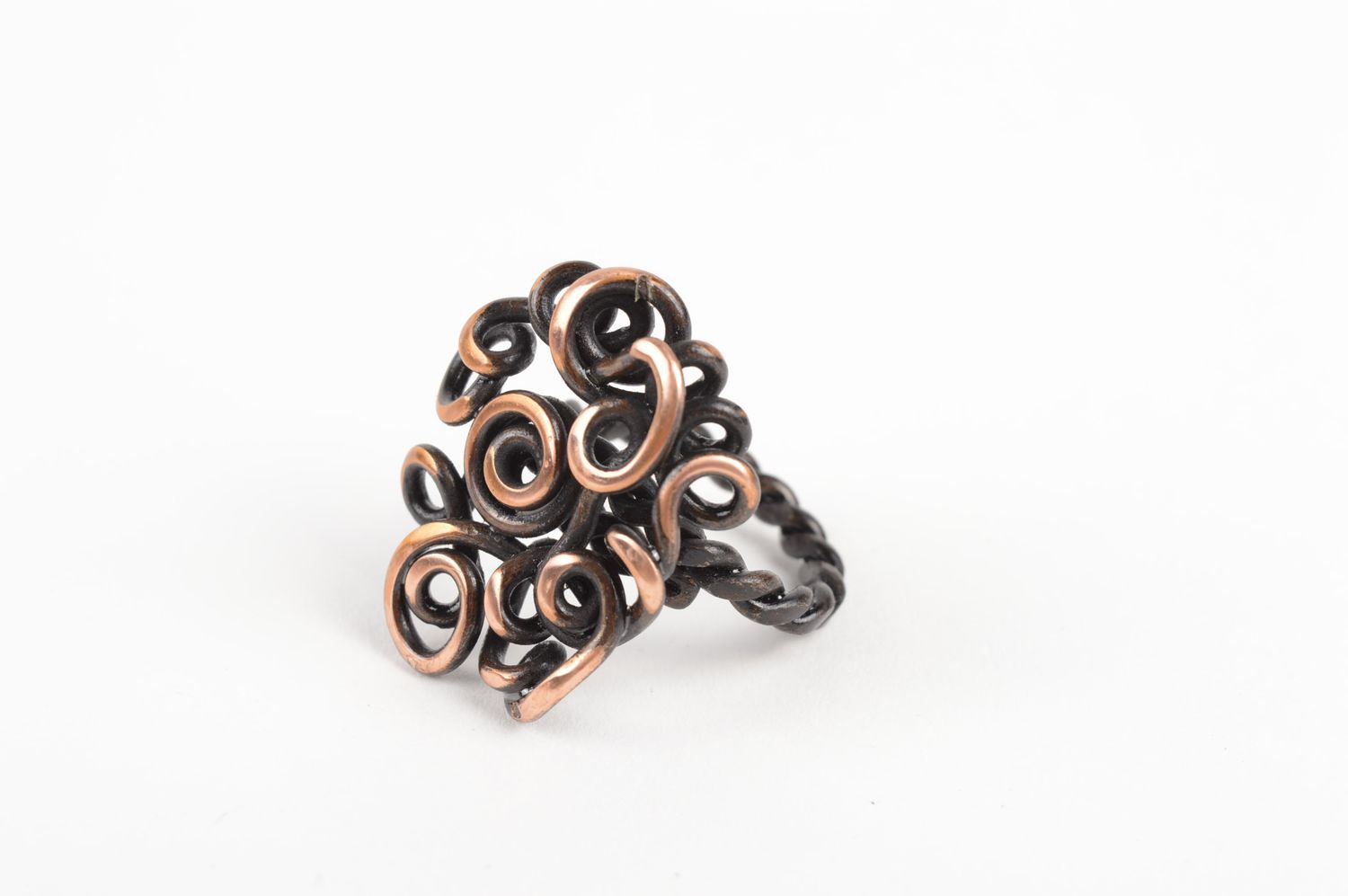 Beautiful ring handmade metal jewelry seal ring big ring designer accessories photo 2