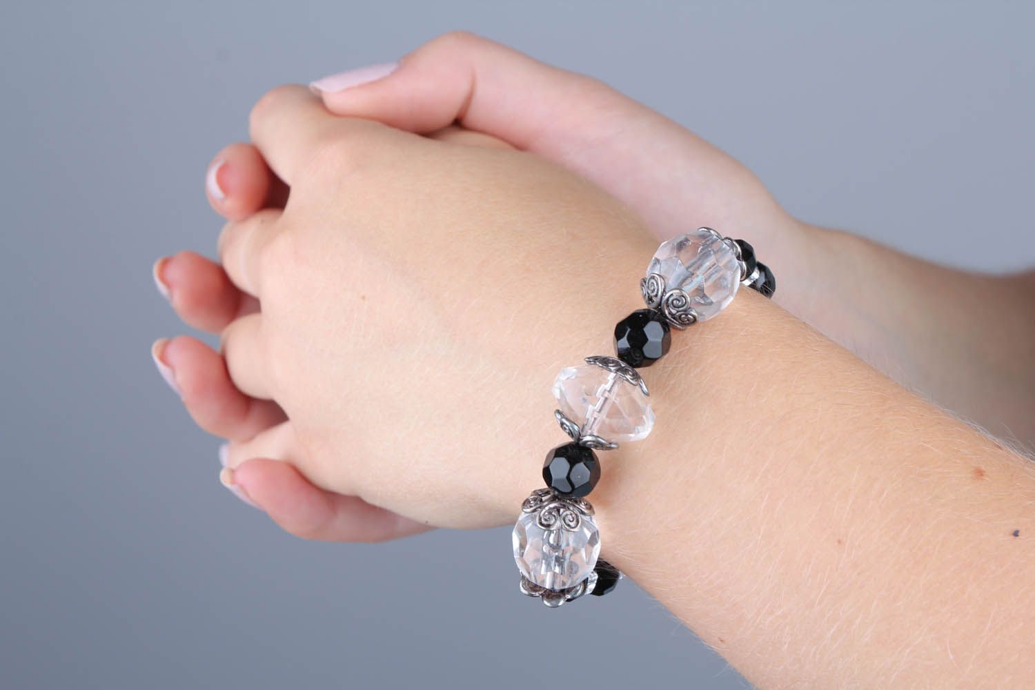 Bracelet with natural stones photo 5