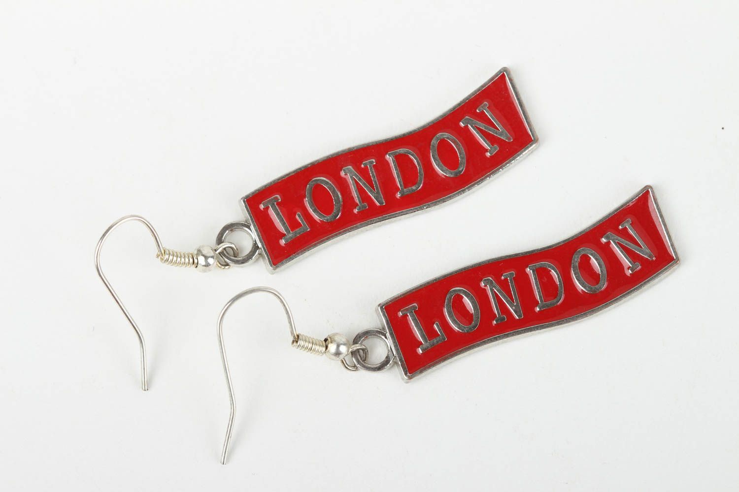 Handmade Metall Ohrringe Accessoire für Frauen Designer Schmuck London foto 2