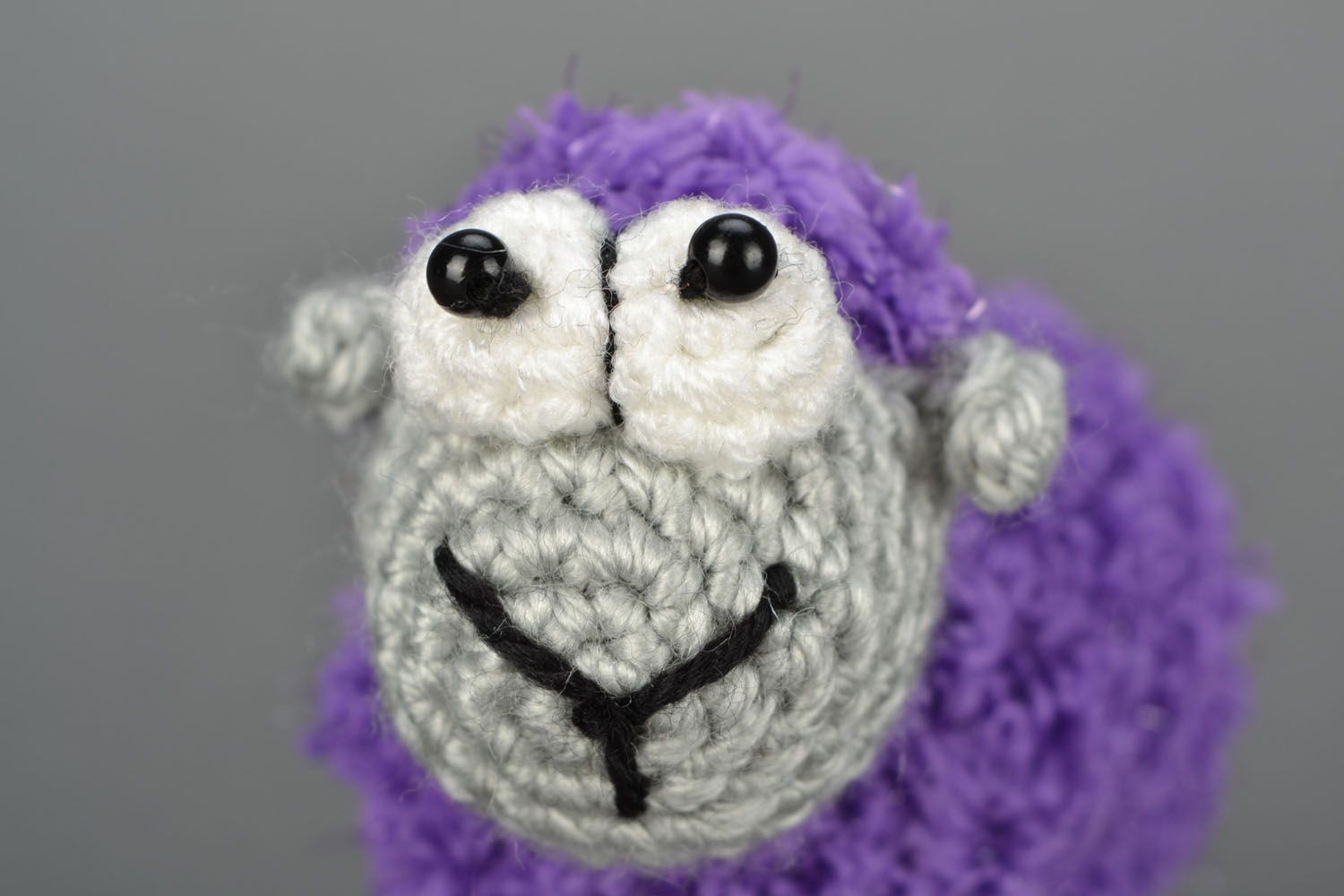 Jouet mou tricoté fait main Mouton photo 3