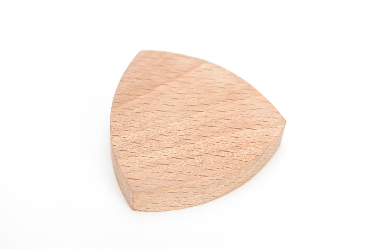 Fornitura para bisutería de madera artesanal triangular foto 3