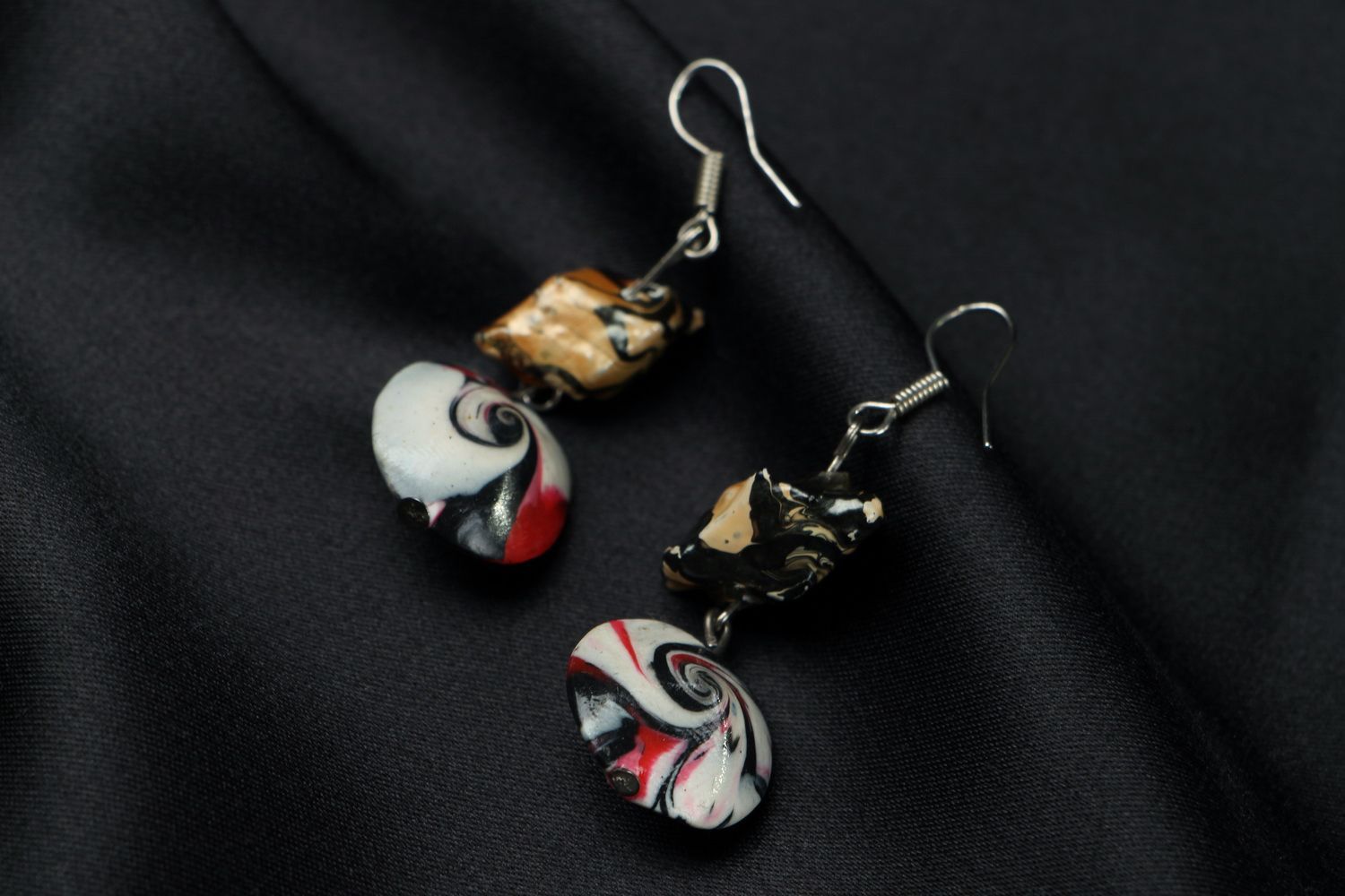 Earrings Made of Polymer Clay photo 3