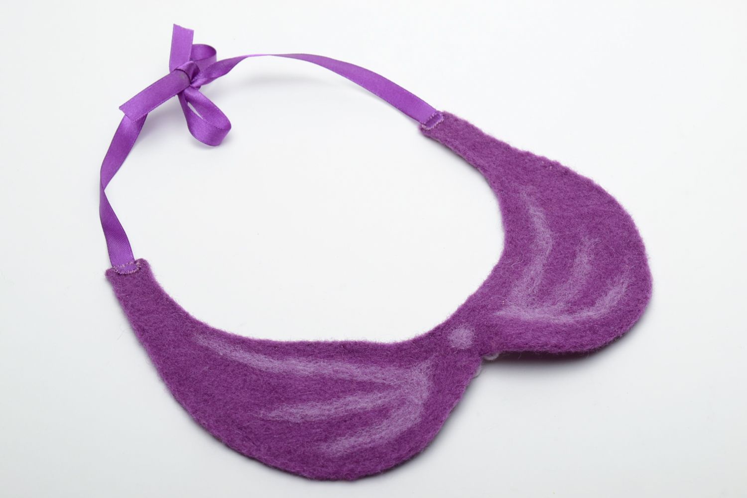 Detachable decorative woolen collar photo 4