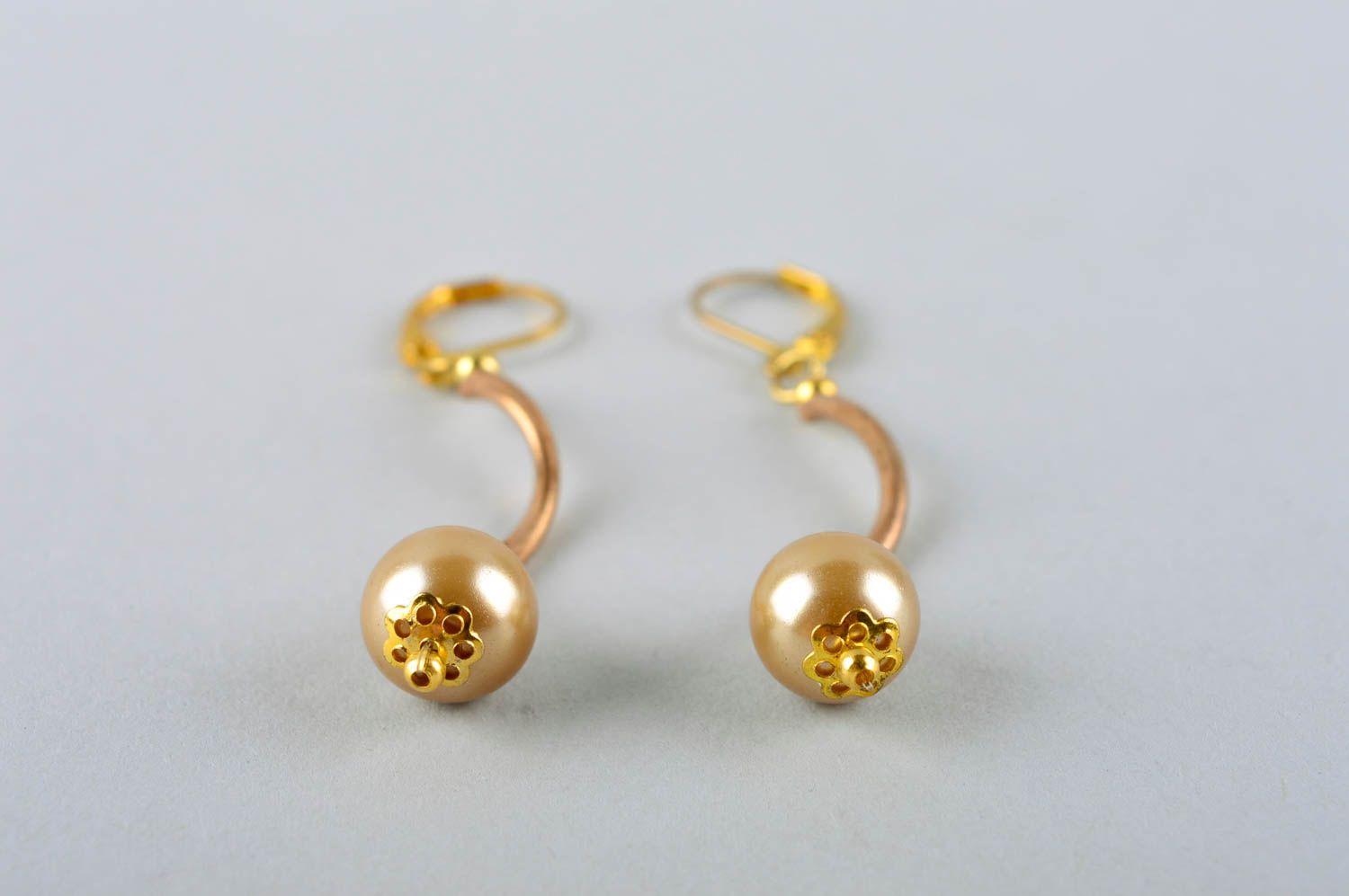 Perlen Ohrringe handmade hochwertiger Modeschmuck Accessoires für Frauen foto 3