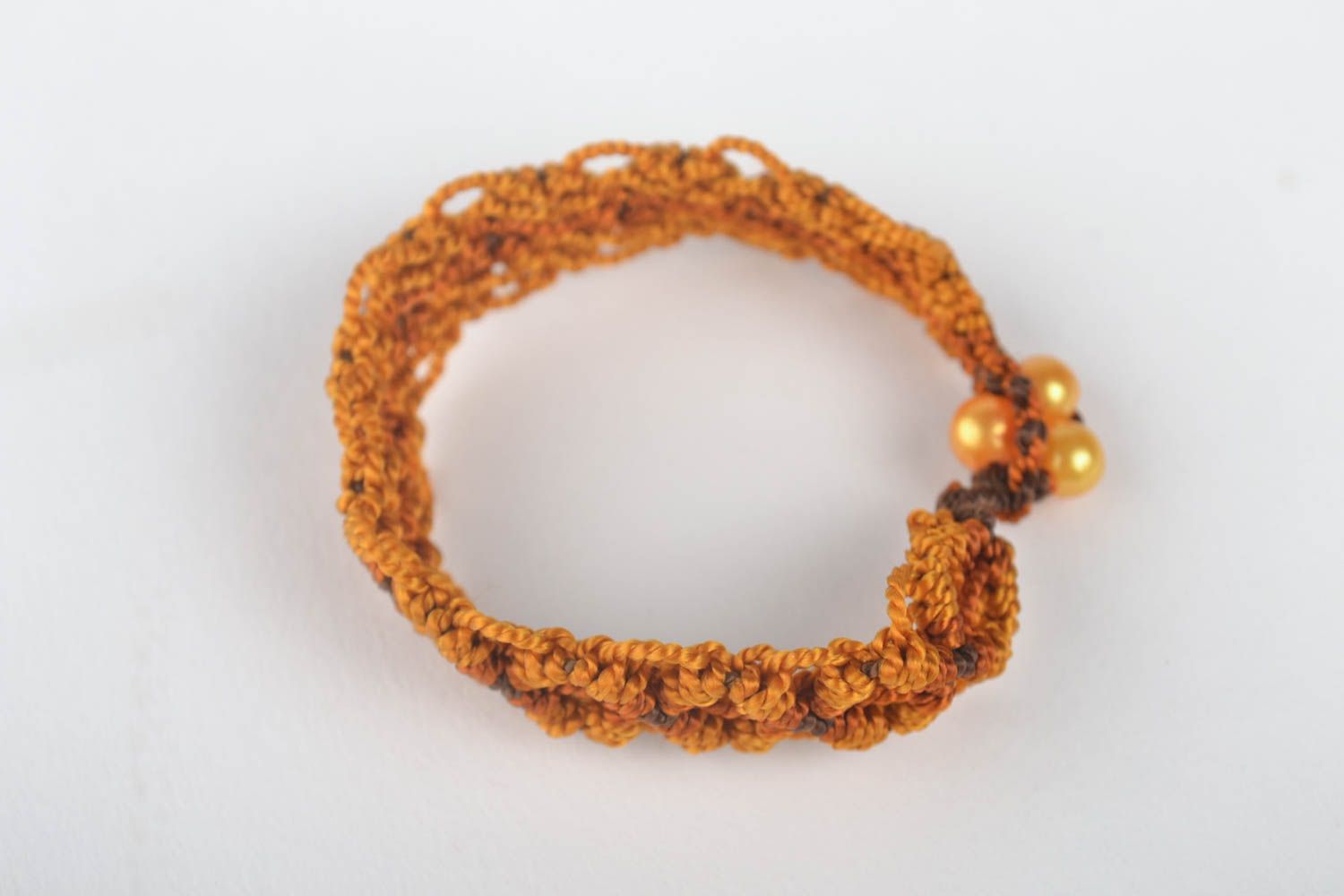 Beautiful handmade woven thread bracelet fashion accessories cool jewelry photo 2