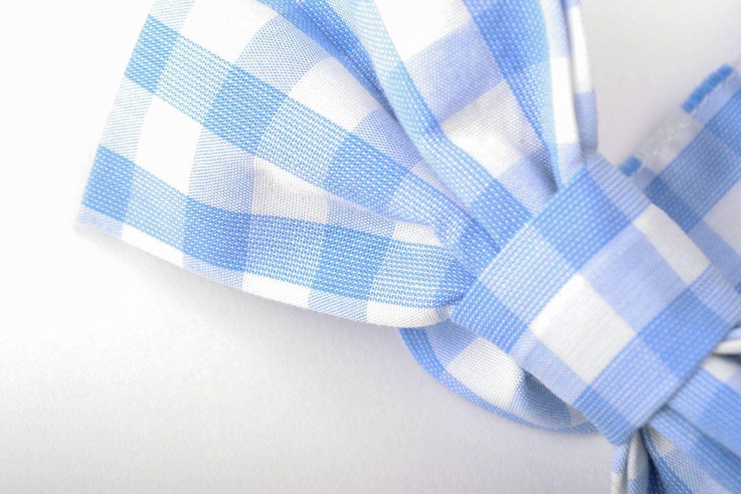 Checkered bow tie for suit photo 4