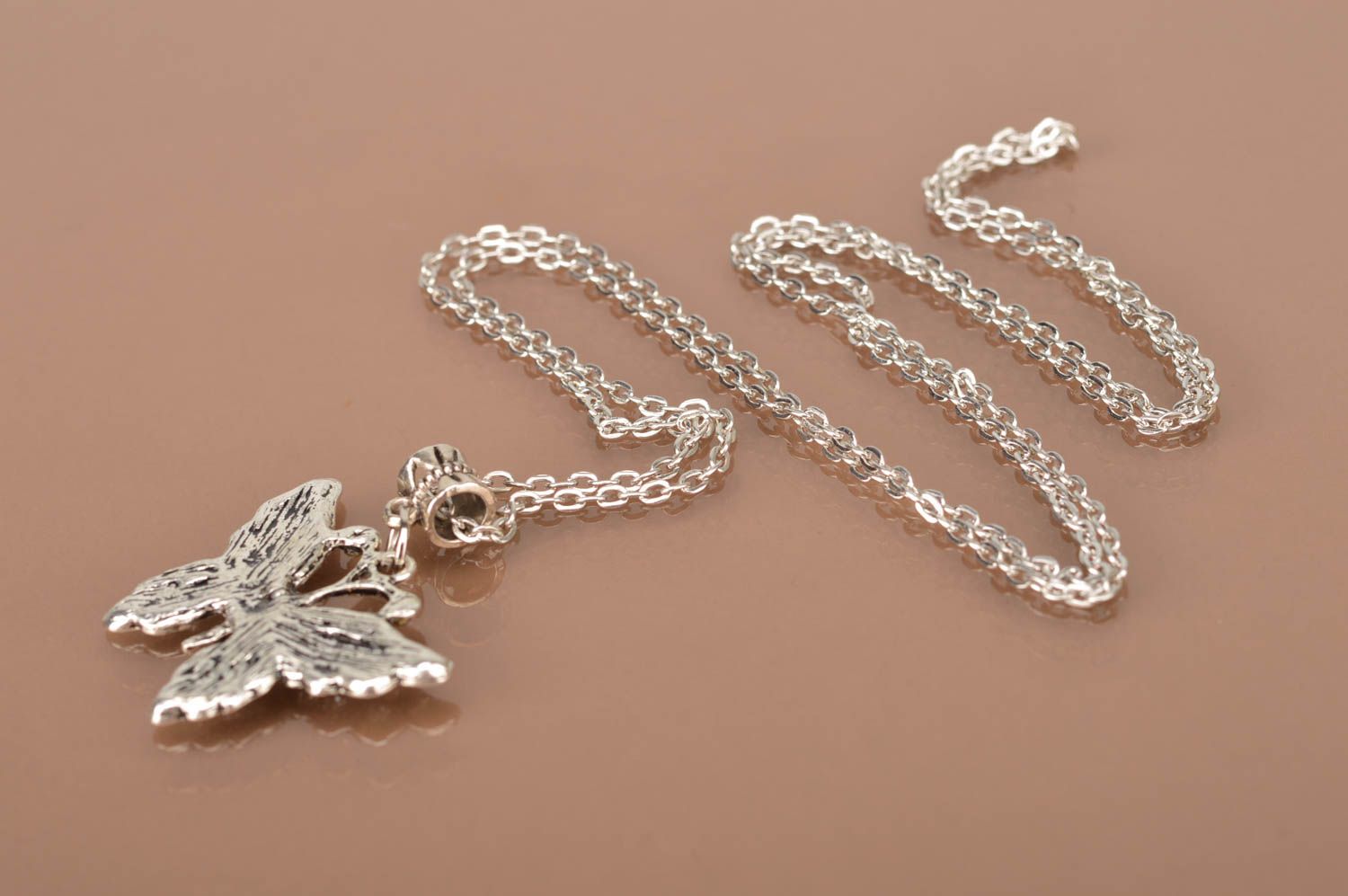 Designer stylish pendant beautiful butterfly accessory handmade jewelry photo 5