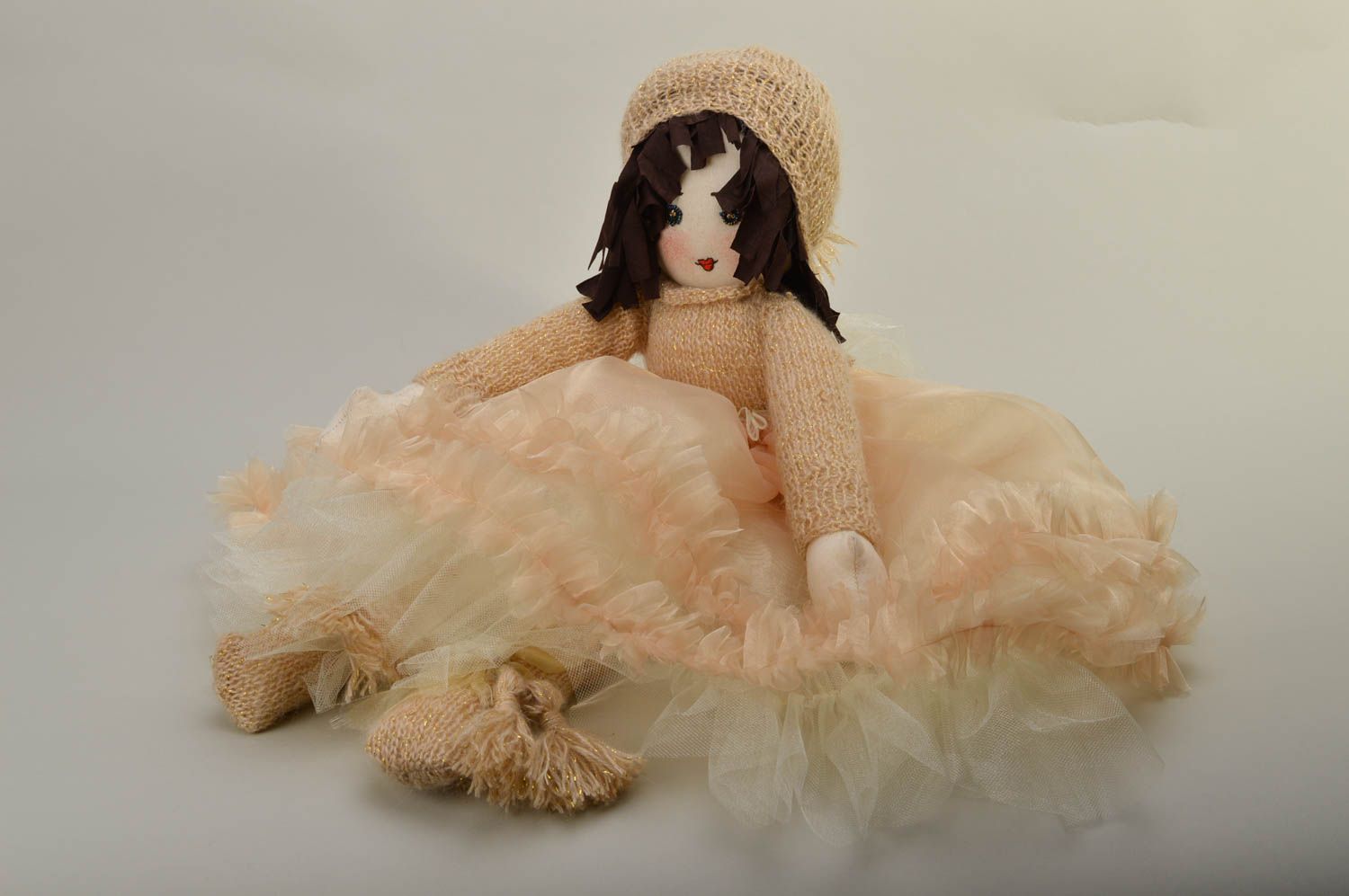 Handmade doll fabric toy designer doll present for children home decor photo 4