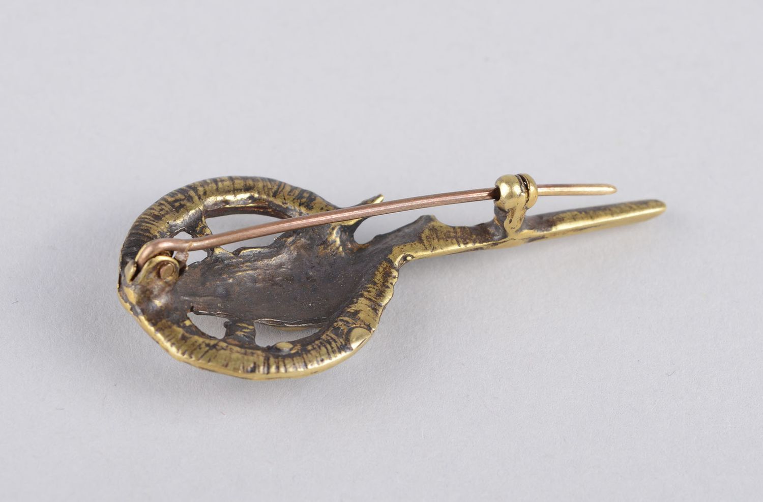 Designer bronze brooch handmade brooch metal jewelry bronze jewelry for girls photo 4