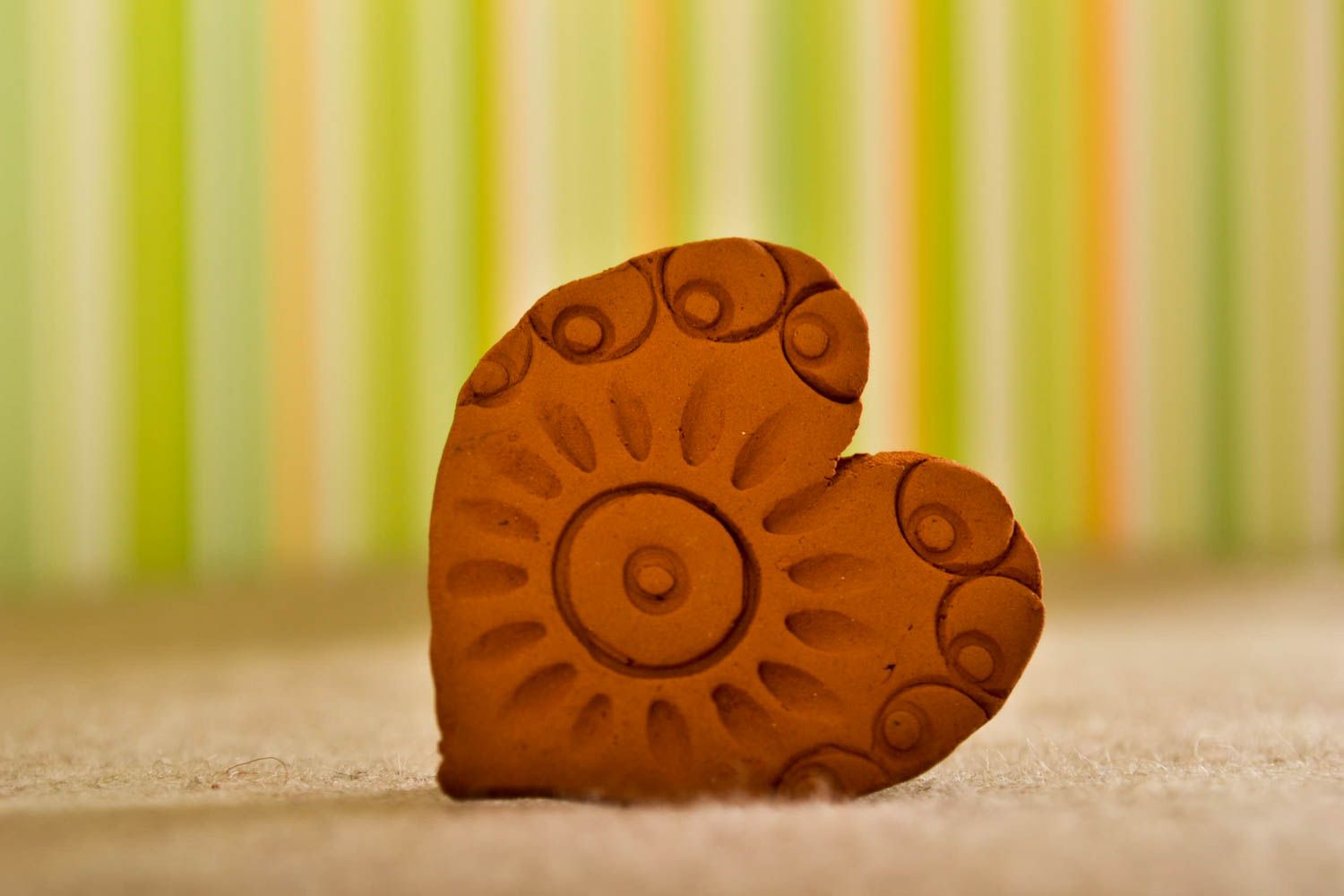 Kühlschrank Magnet in Form vom Herzen handmade Deko Ideen Küche Deko Accessoire foto 1