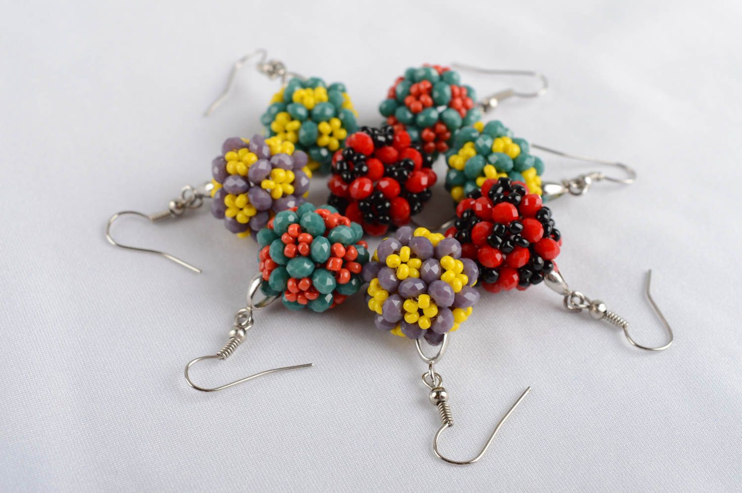 Handmade earrings beaded jewelry cool earrings fashion accessories gifts for her photo 1