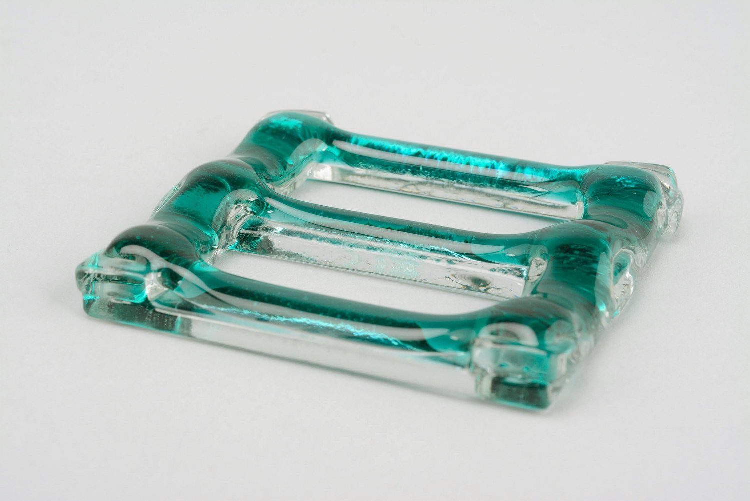 Schalanhänger aus Glas Menthol-Frische foto 4