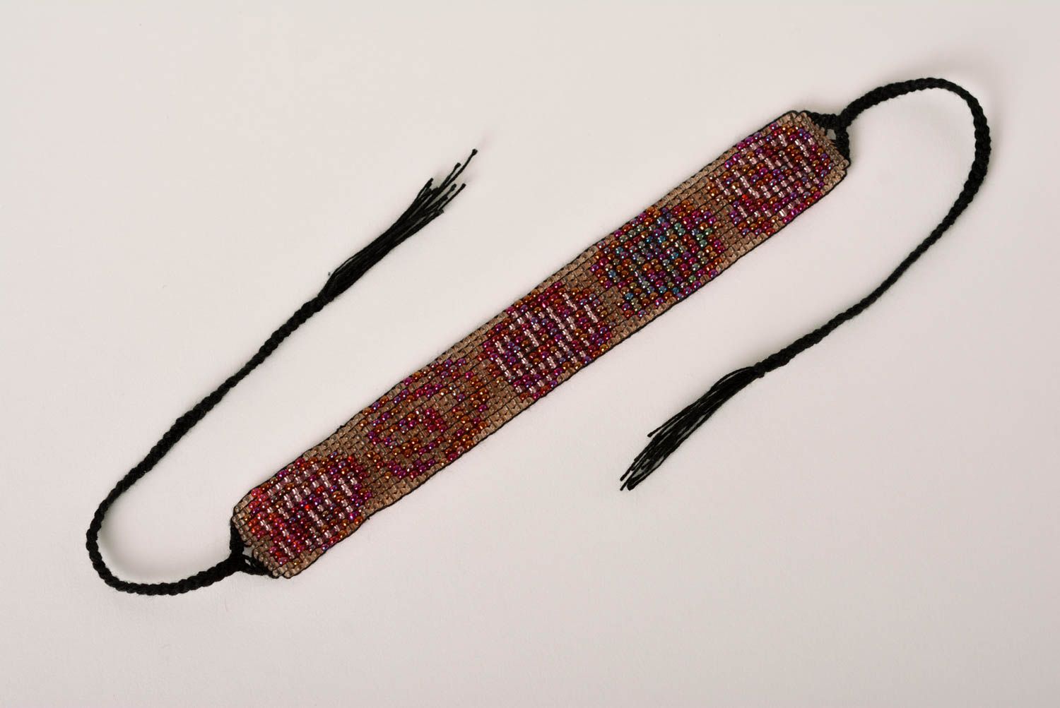 Unusual handmade wrist bracelet beaded bracelet designs costume jewelry photo 5