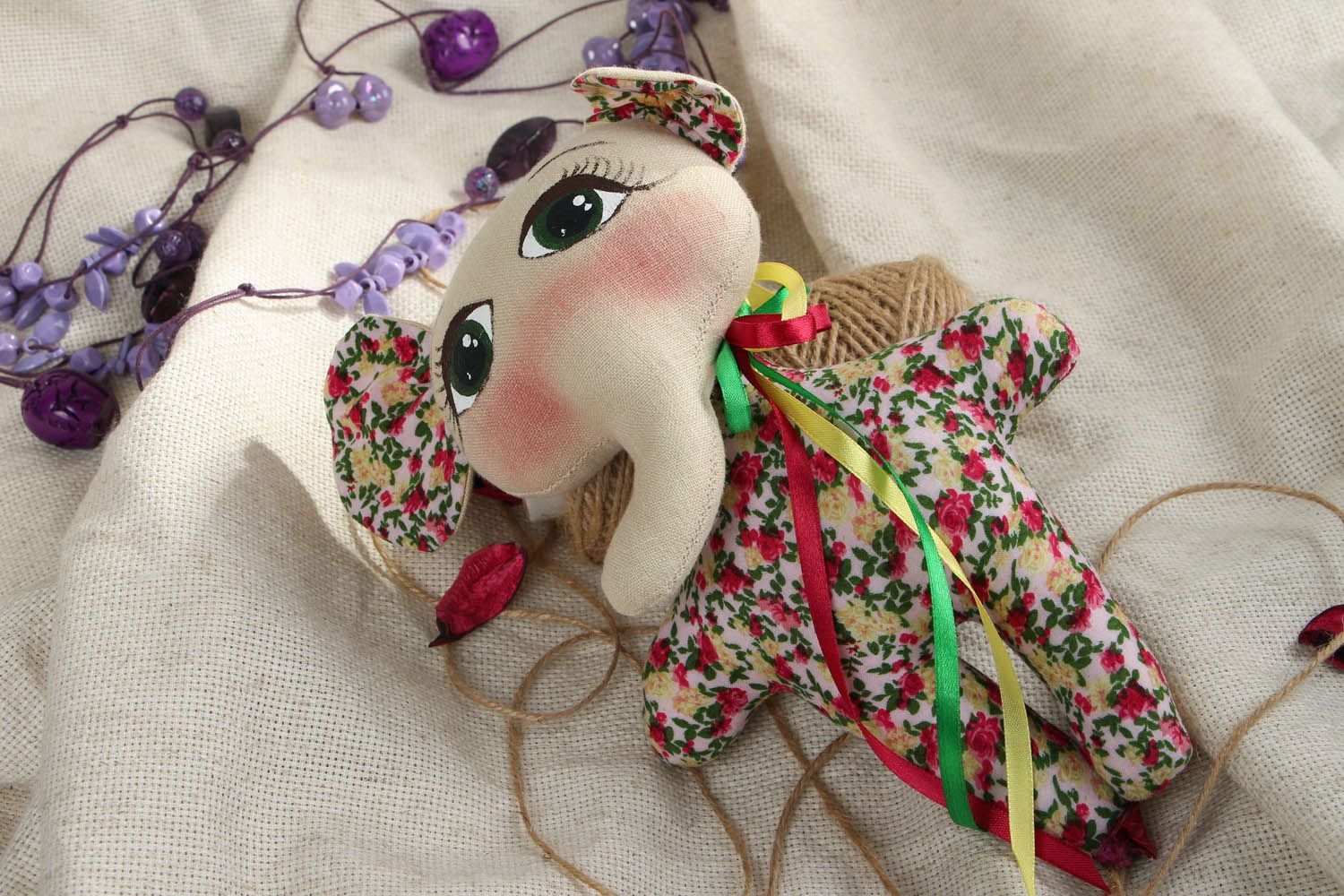 Soft toy Spotted Elephant photo 5