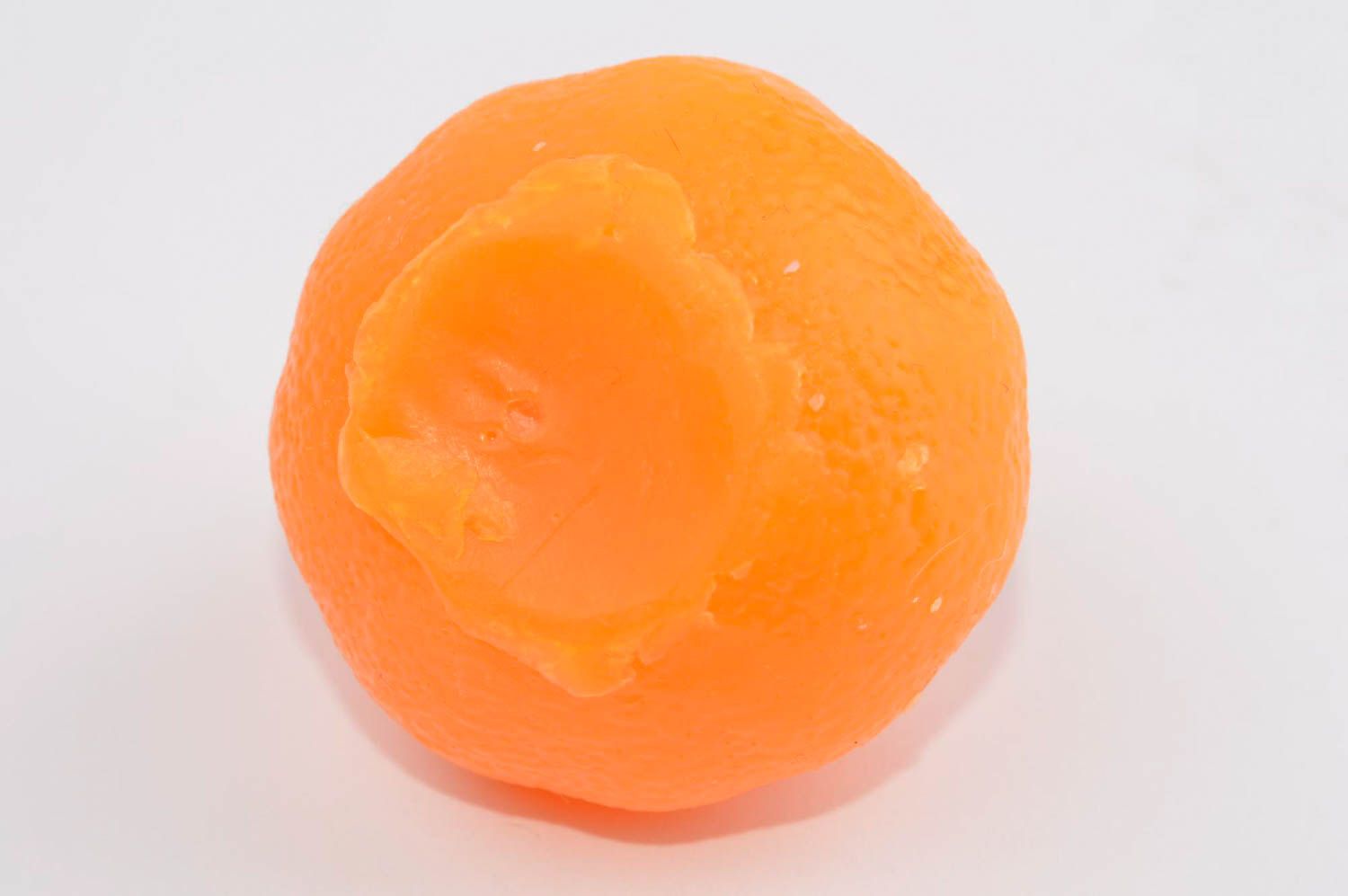 Savon glycérine fait main Cosmétique naturelle orange original Idée cadeau photo 3
