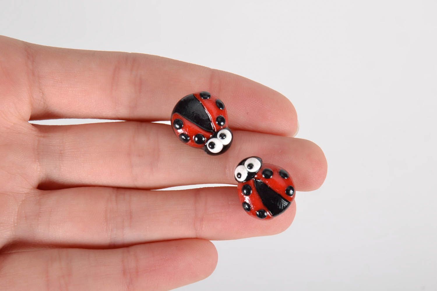 Earrings Ladybug photo 5