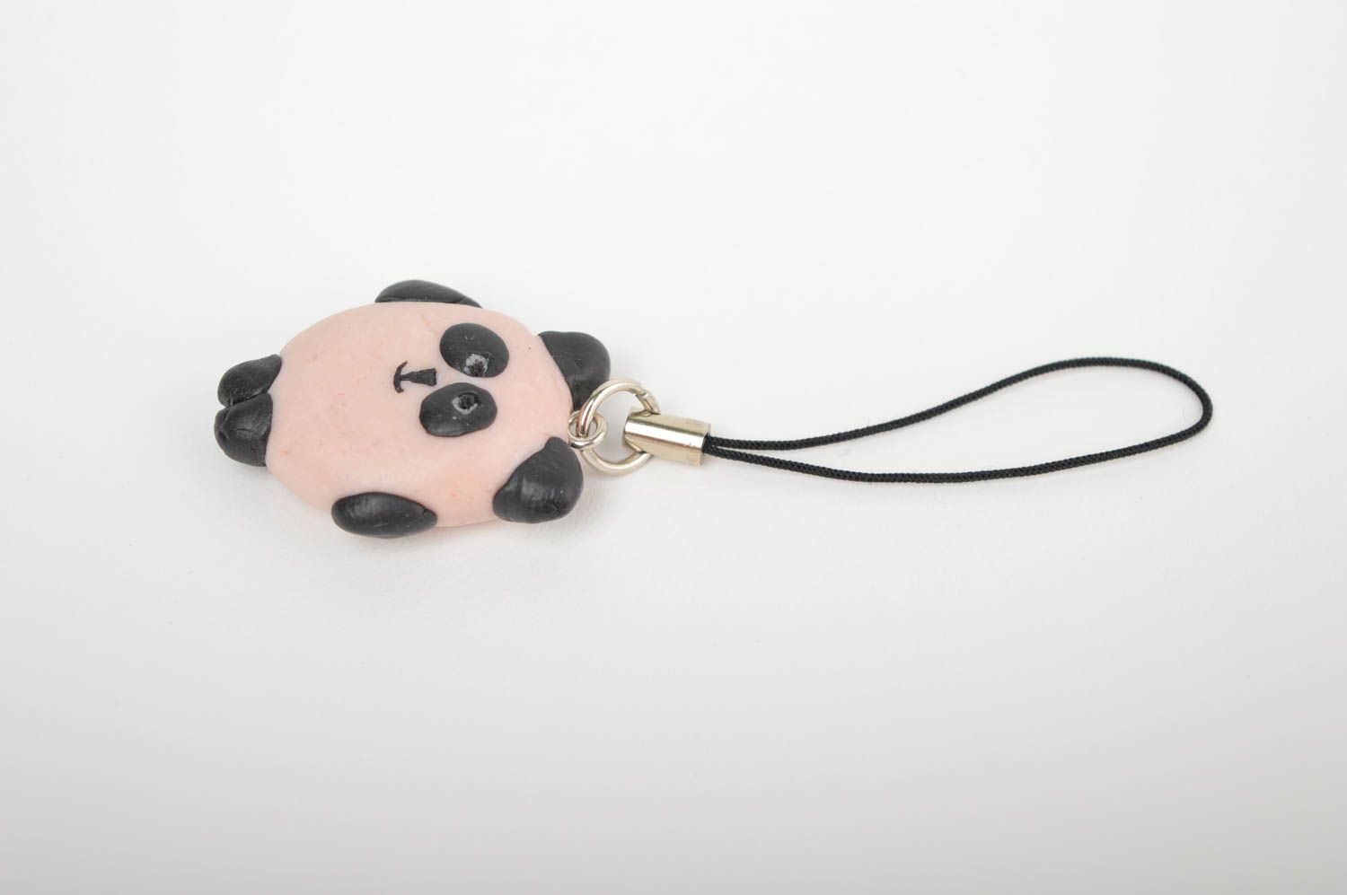 Handmade keychain unusual gift design trinket souvenir chain panda unusual gift  photo 3