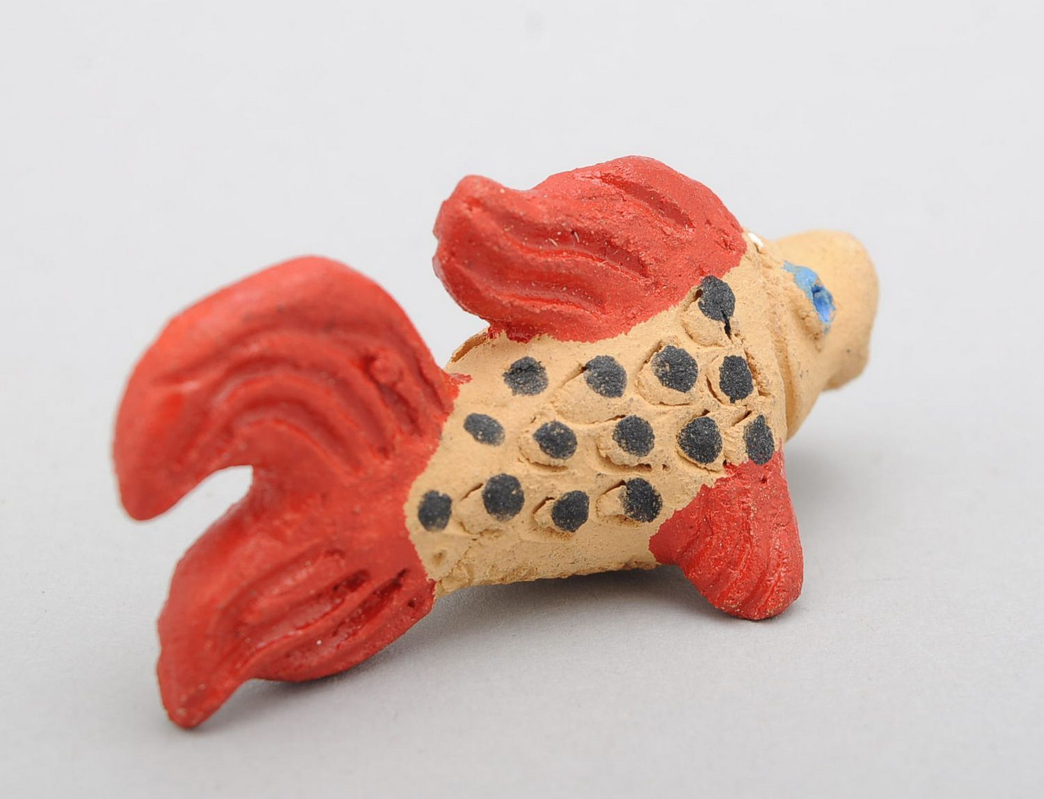 Clay penny whistle Small fish photo 3