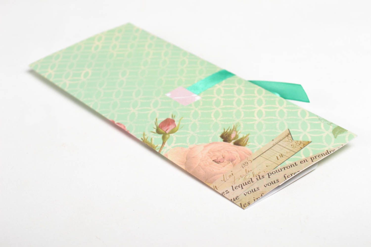 Grußkarte Papier handgefertigt Künstler Karte originelles Geschenk gemustert foto 3