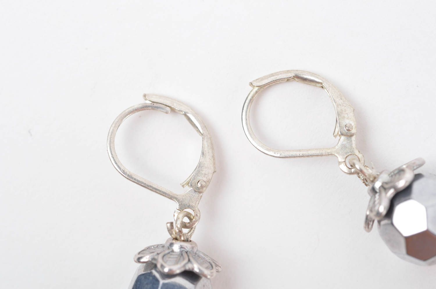 Handgemachte Ohrringe schöner Glasperlen Schmuck Juwelier Modeschmuck für Frauen foto 4