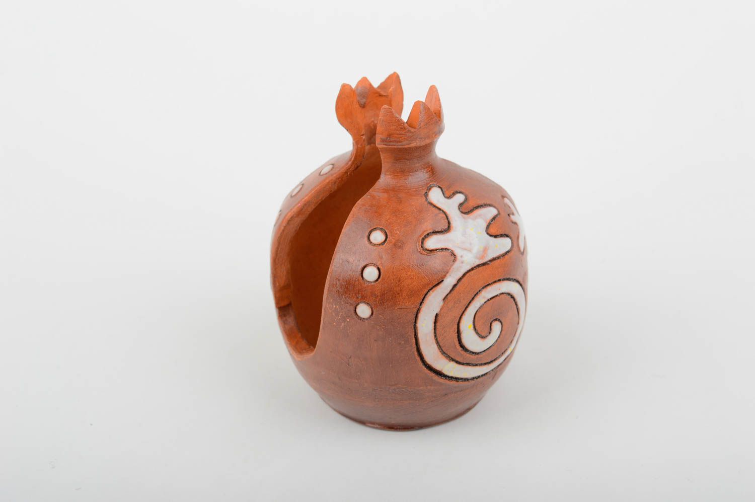 Servilletero artesanal  de cerámica utensilio de cocina regalo original foto 3