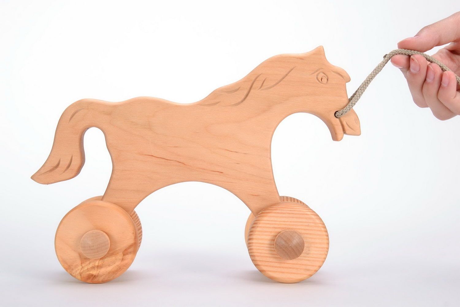 Children's toy horse on wheels  photo 3