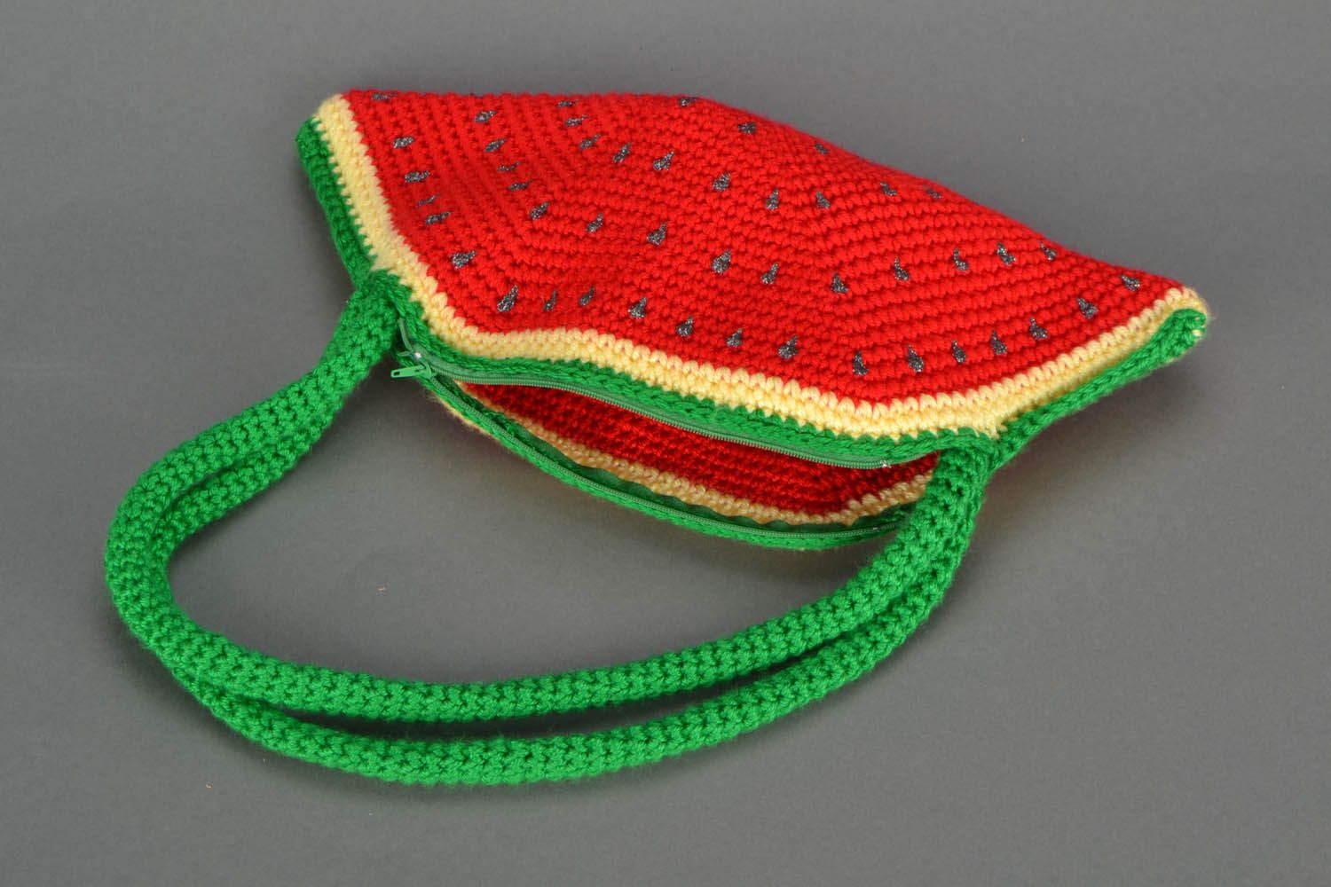 Crochet purse Watermelon photo 3